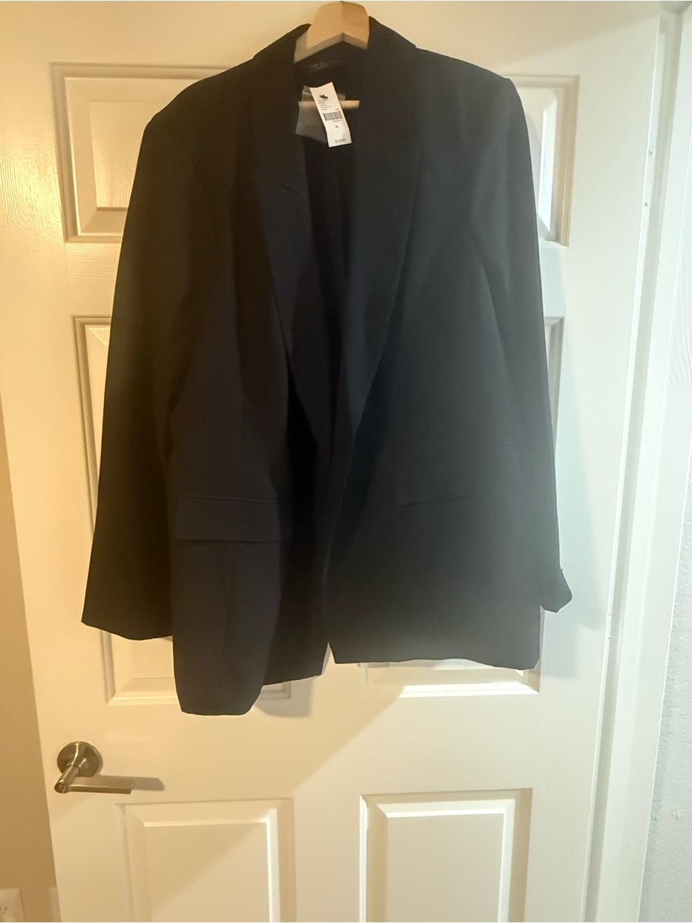 Lane Bryant Black Women's Blazer - Open Front Tailored Jacket